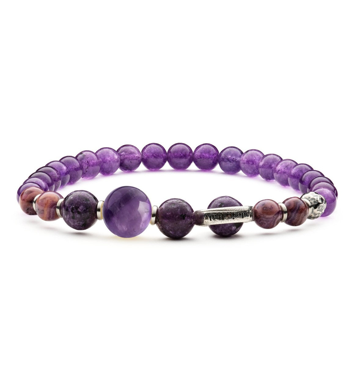 Bracciale Unisex Antracite Elastico Scorpione Pluto